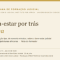 Módulo de treinamento sobre bem-estar no Judiciário para formadores de magistrados